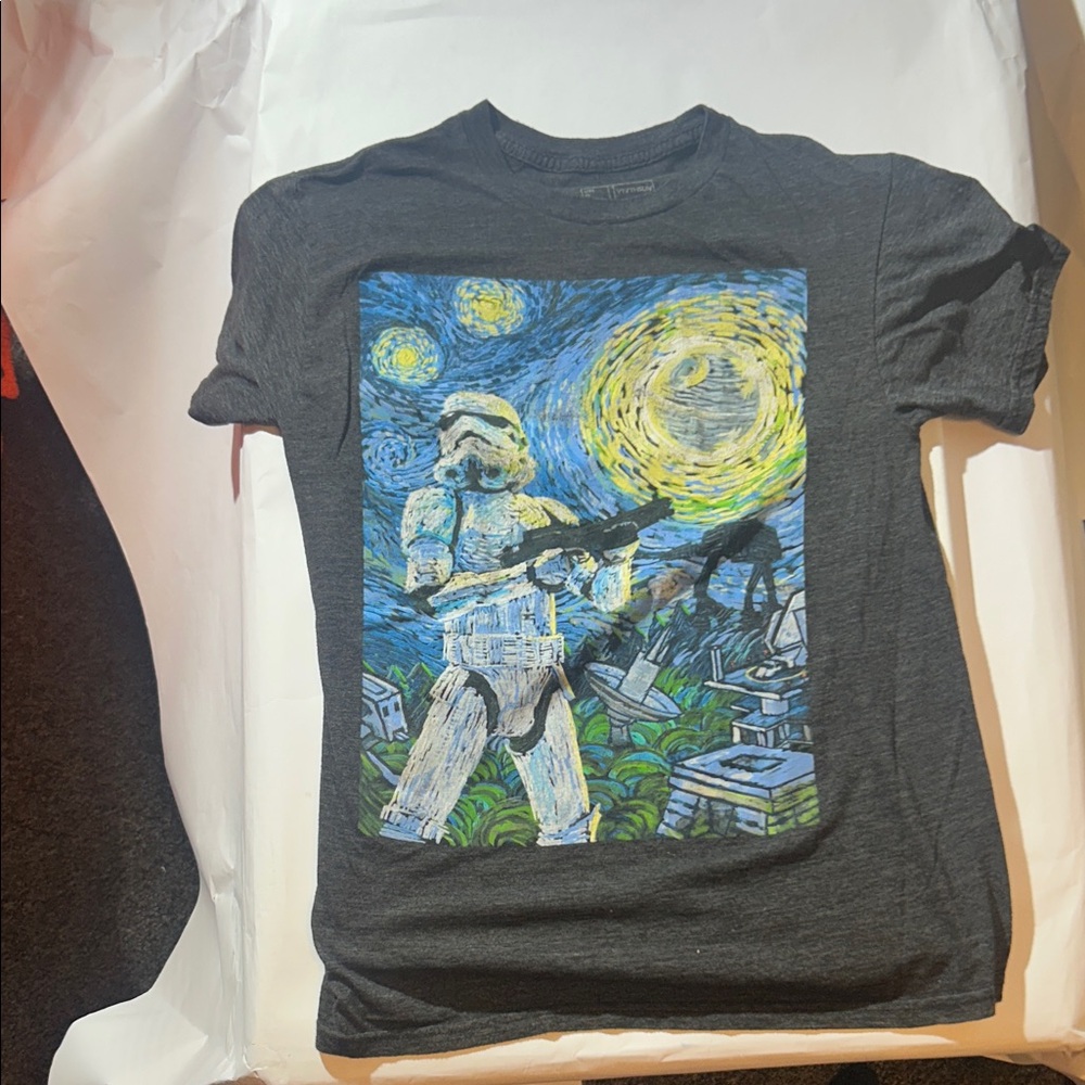 Star Wars ‘Starry Night’ Gray Stormtrooper Tee